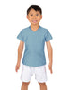 Solid Lycra Boys V-Neck T-Shirt