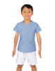 Solid Lycra Boys V-Neck T-Shirt