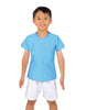 Solid Lycra Boys V-Neck T-Shirt