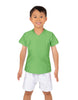 Solid Lycra Boys V-Neck T-Shirt