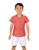 Solid Lycra Boys V-Neck T-Shirt