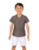Solid Lycra Boys V-Neck T-Shirt