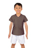 Solid Lycra Boys V-Neck T-Shirt