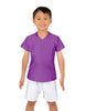Solid Lycra Boys V-Neck T-Shirt