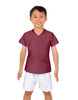 Solid Lycra Boys V-Neck T-Shirt