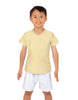 Solid Lycra Boys V-Neck T-Shirt
