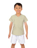 Solid Lycra Boys V-Neck T-Shirt