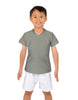 Solid Lycra Boys V-Neck T-Shirt