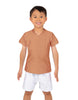 Solid Lycra Boys V-Neck T-Shirt