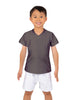 Solid Lycra Boys V-Neck T-Shirt