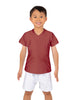 Solid Lycra Boys V-Neck T-Shirt