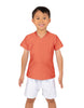 Solid Lycra Boys V-Neck T-Shirt
