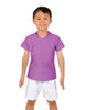 Solid Lycra Boys V-Neck T-Shirt