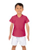 Solid Lycra Boys V-Neck T-Shirt