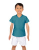 Solid Lycra Boys V-Neck T-Shirt
