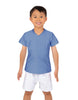 Solid Lycra Boys V-Neck T-Shirt