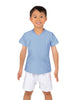 Solid Lycra Boys V-Neck T-Shirt