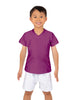 Solid Lycra Boys V-Neck T-Shirt