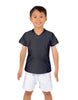 Solid Lycra Boys V-Neck T-Shirt