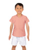 Solid Lycra Boys V-Neck T-Shirt