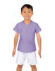 Solid Lycra Boys V-Neck T-Shirt