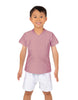 Solid Lycra Boys V-Neck T-Shirt