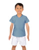 Solid Lycra Boys V-Neck T-Shirt