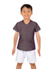 Solid Lycra Boys V-Neck T-Shirt
