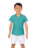 Solid Lycra Boys V-Neck T-Shirt
