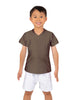 Solid Lycra Boys V-Neck T-Shirt