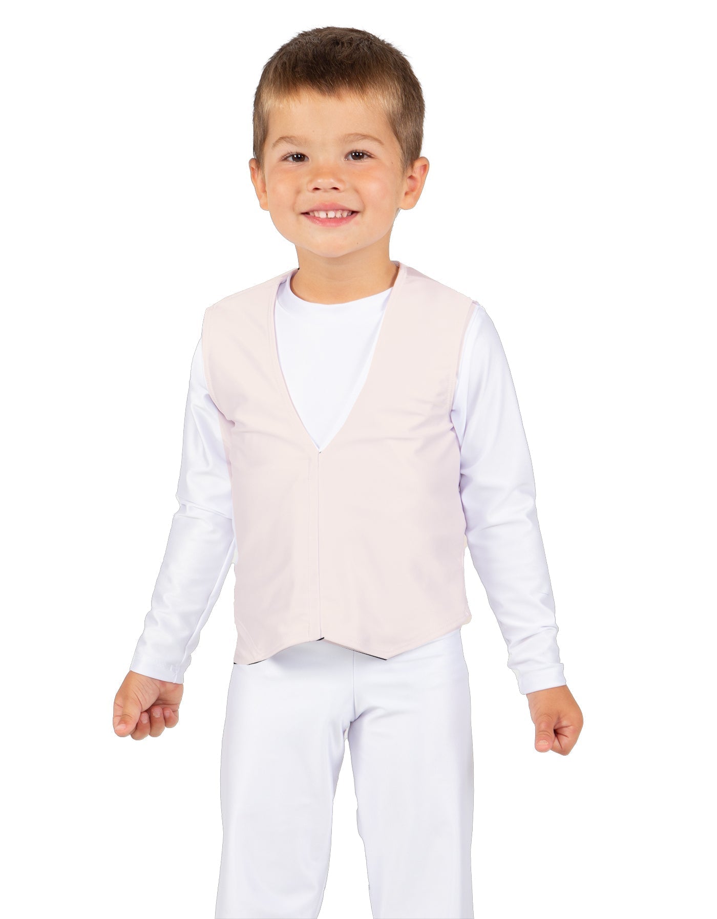 Solid Lycra Boys Vest