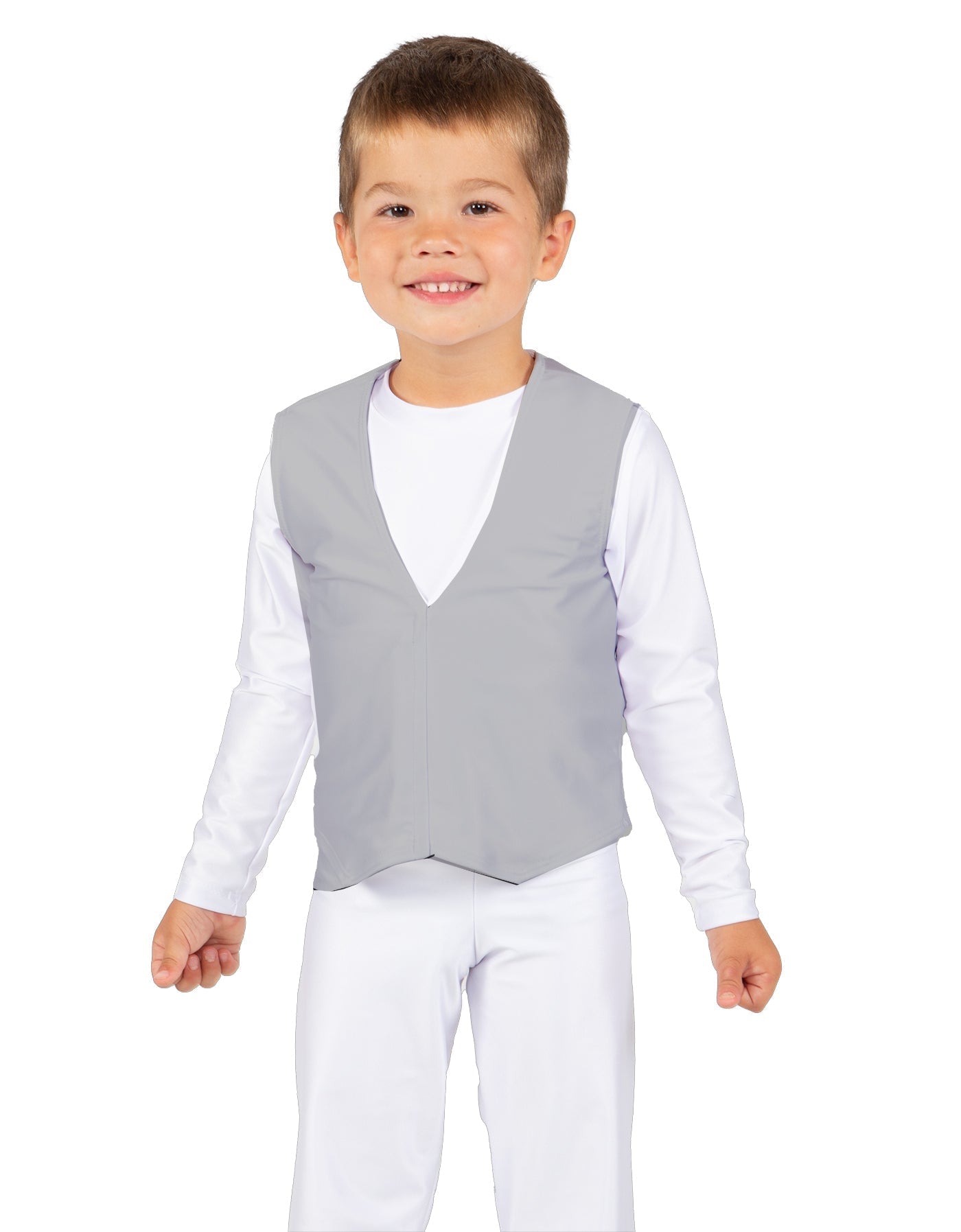 Solid Lycra Boys Vest