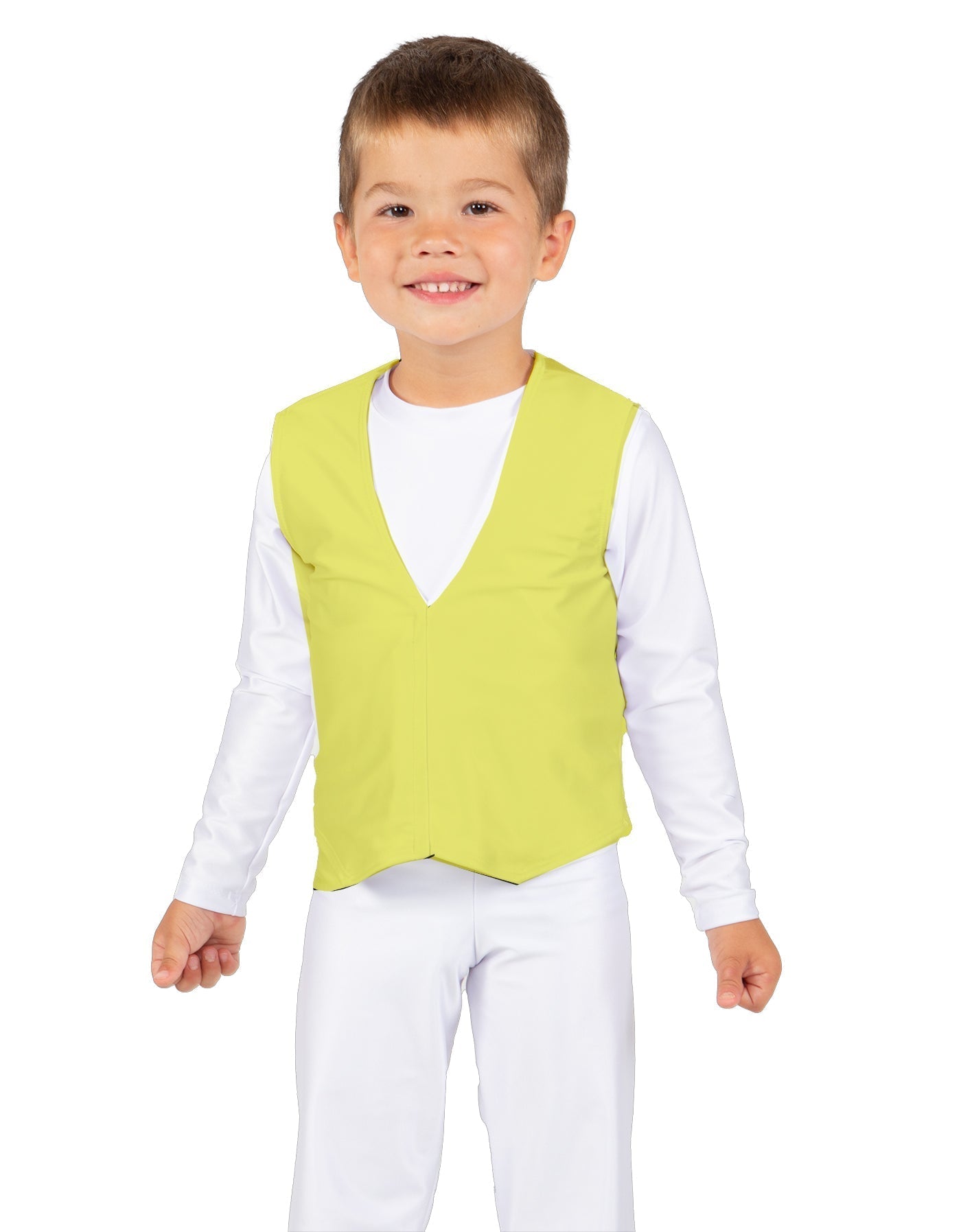 Solid Lycra Boys Vest