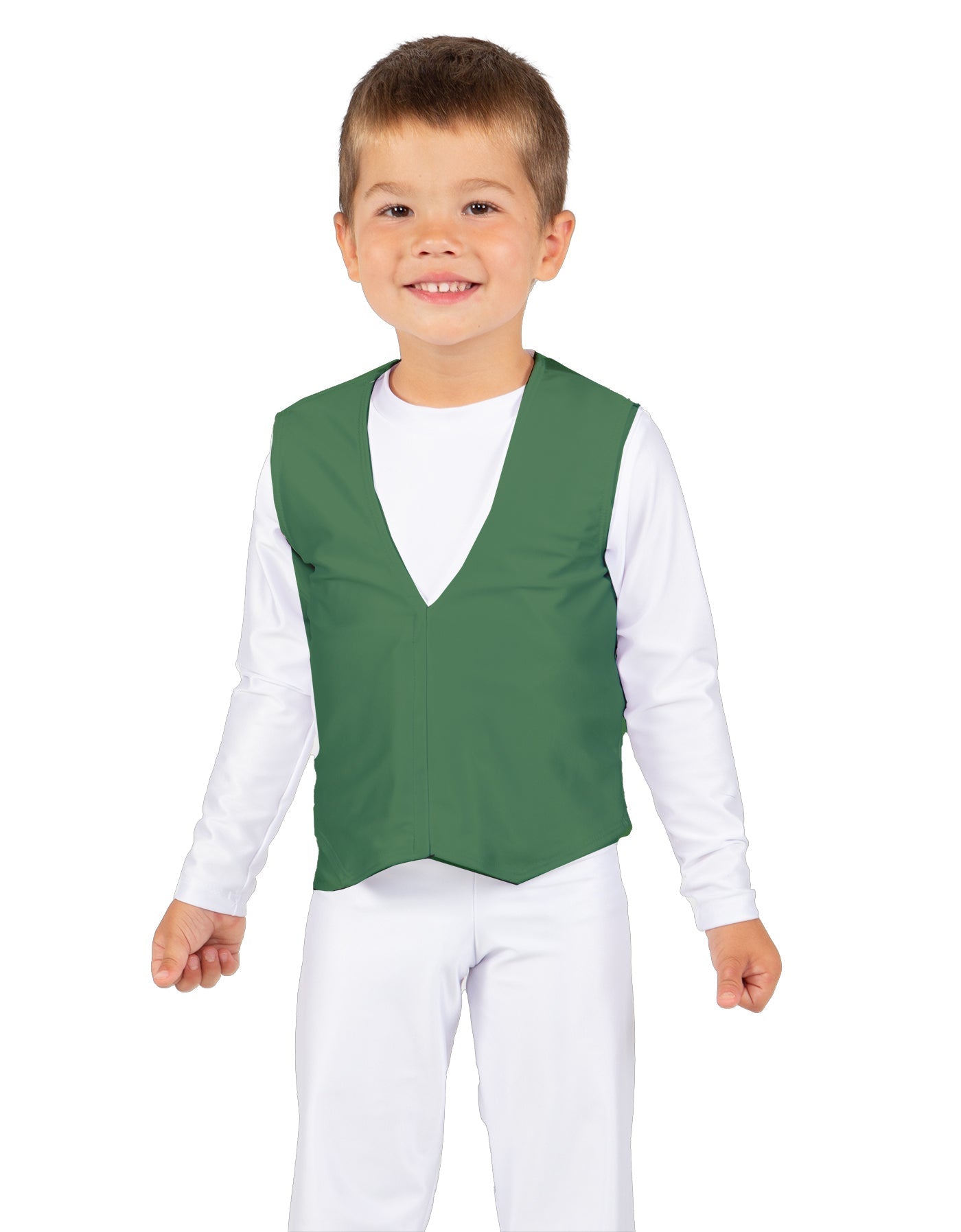 Solid Lycra Boys Vest