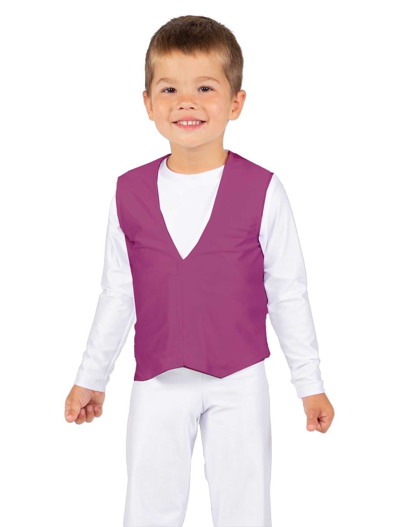 Solid Lycra Boys Vest