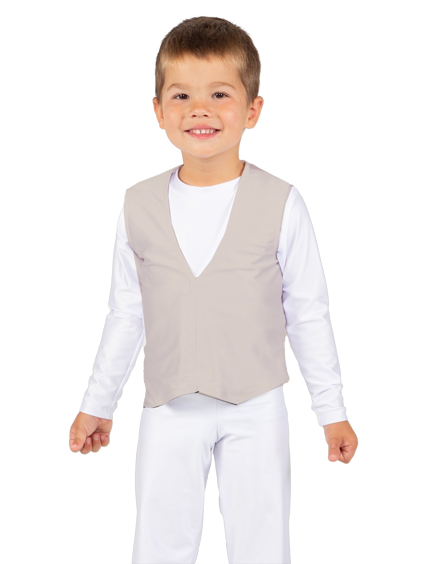 Solid Lycra Boys Vest