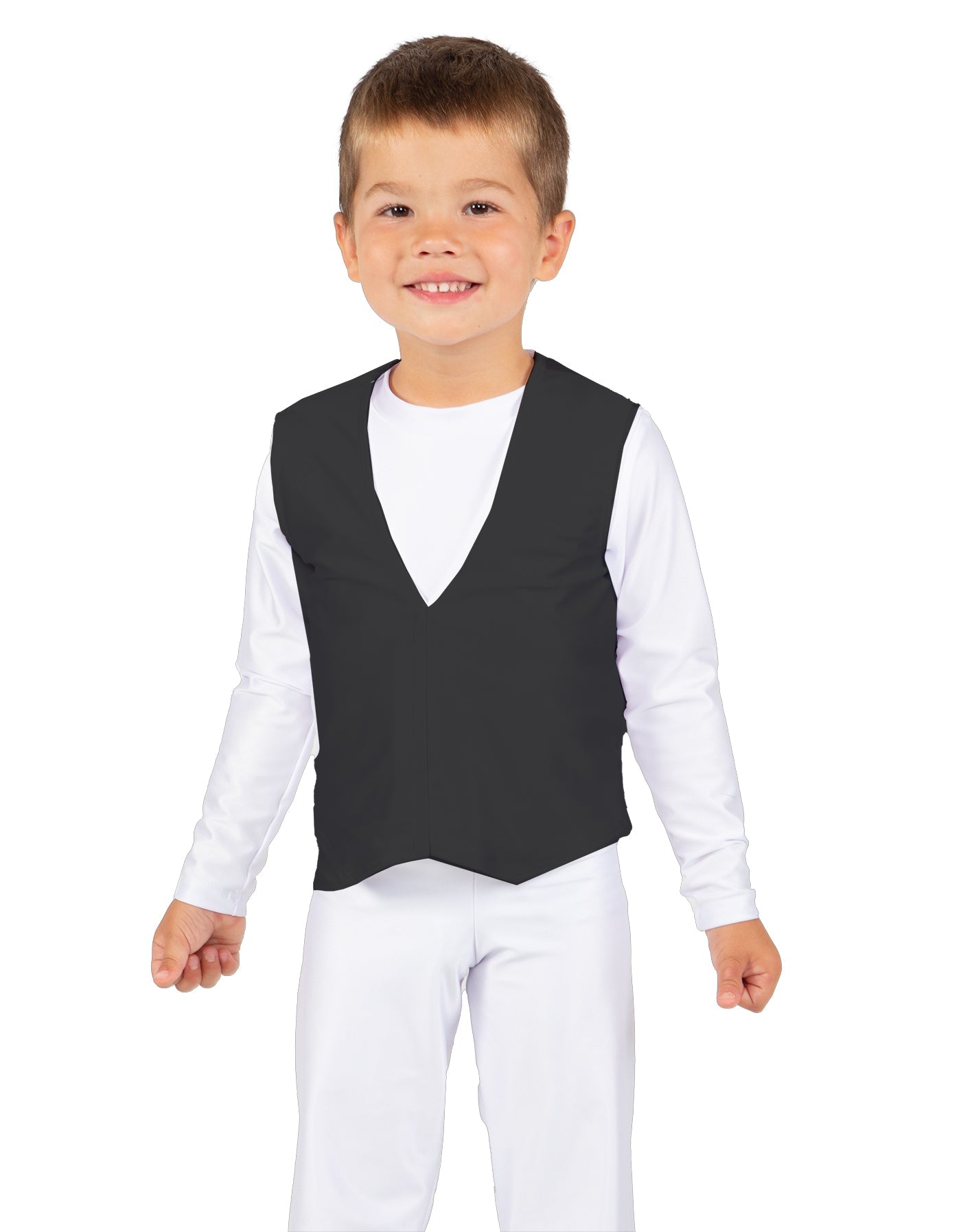 Solid Lycra Boys Vest
