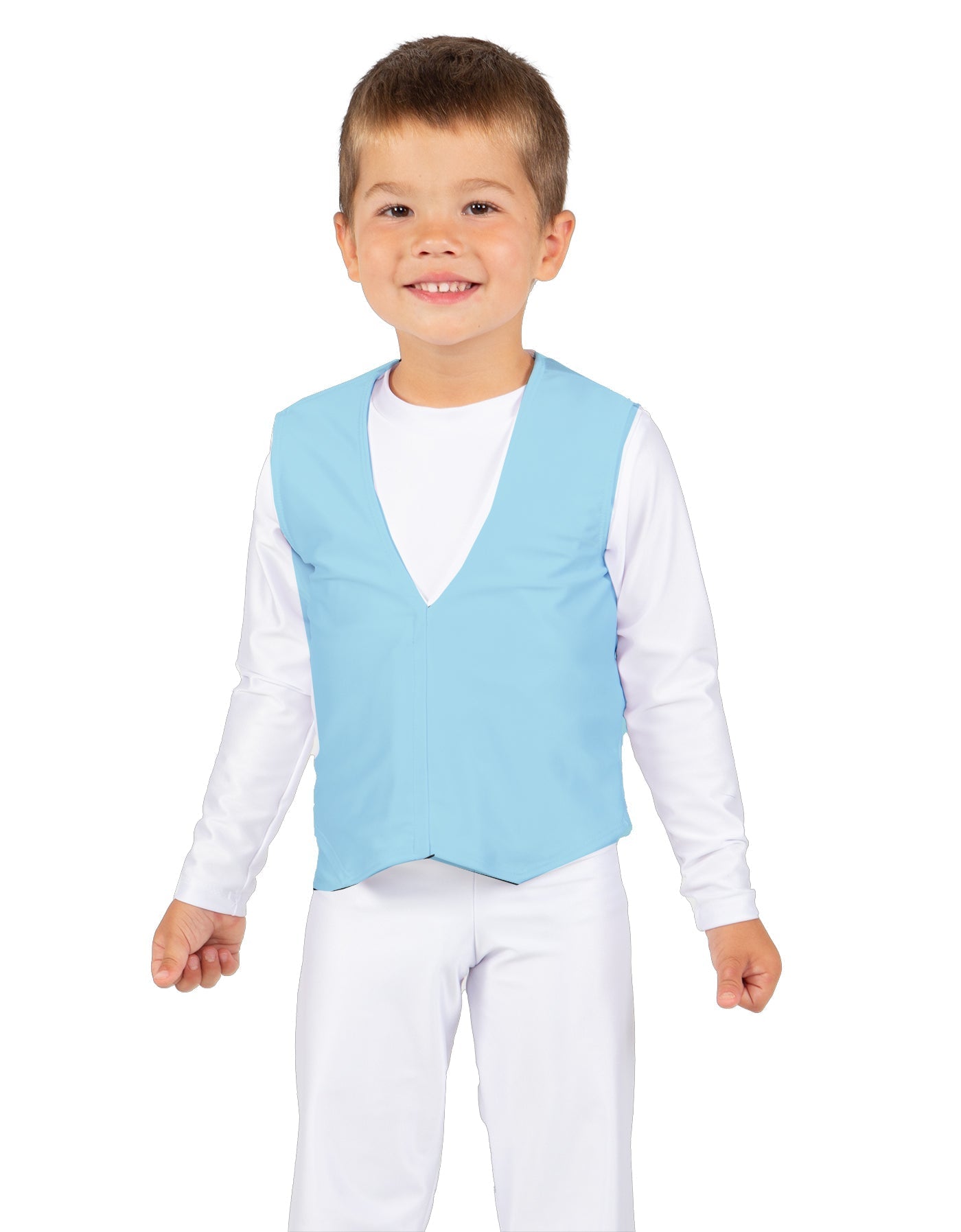 Solid Lycra Boys Vest