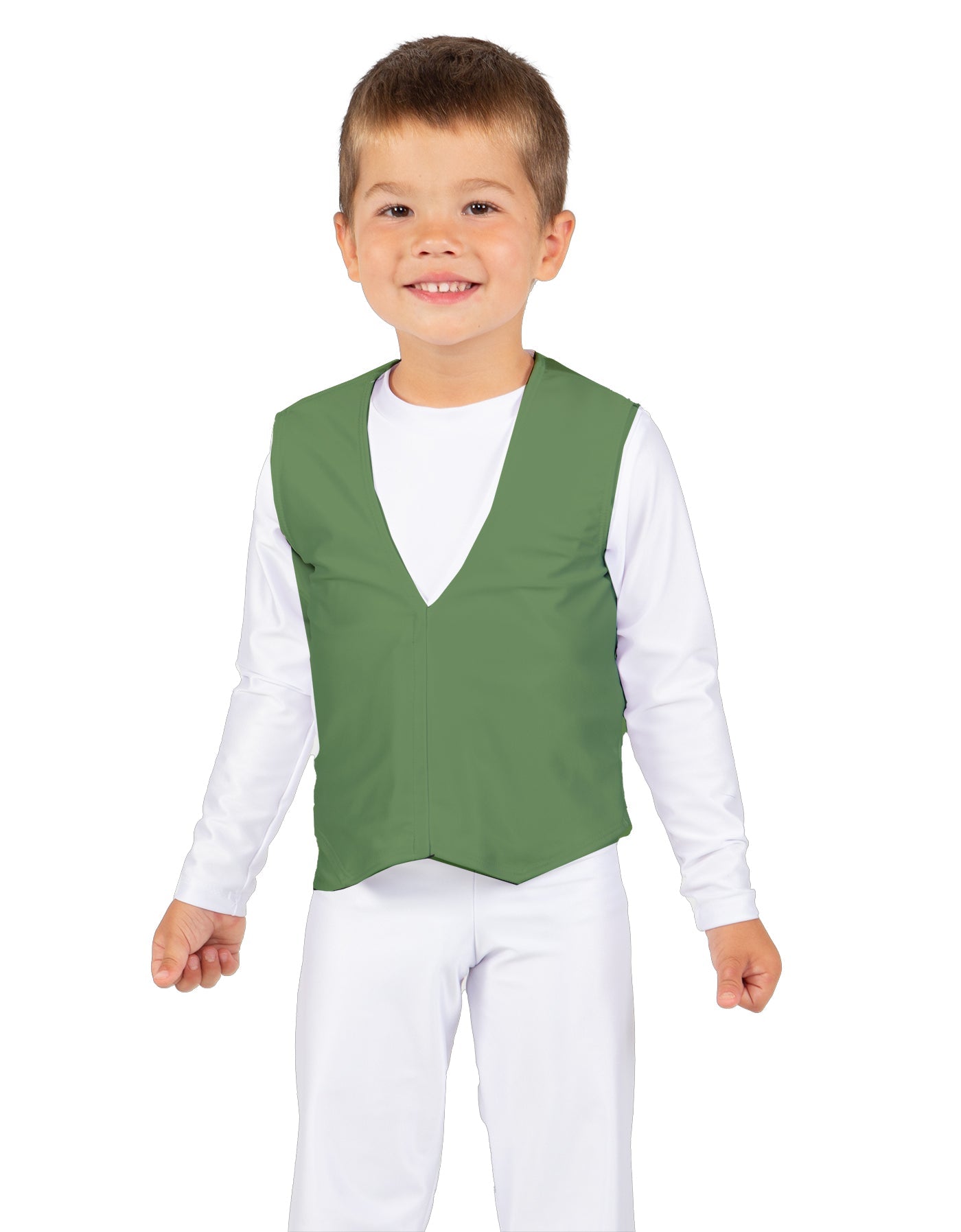 Solid Lycra Boys Vest