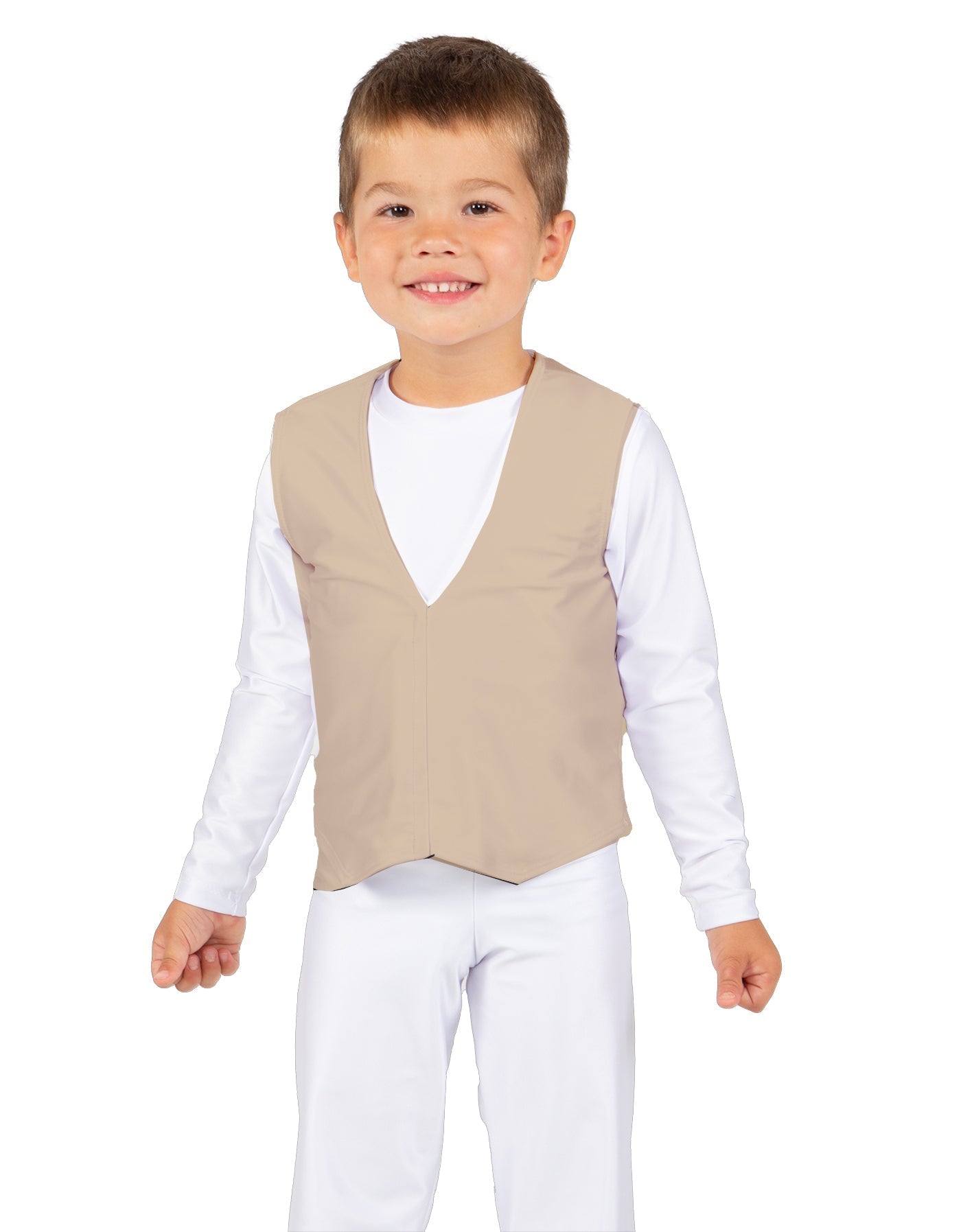 Solid Lycra Boys Vest