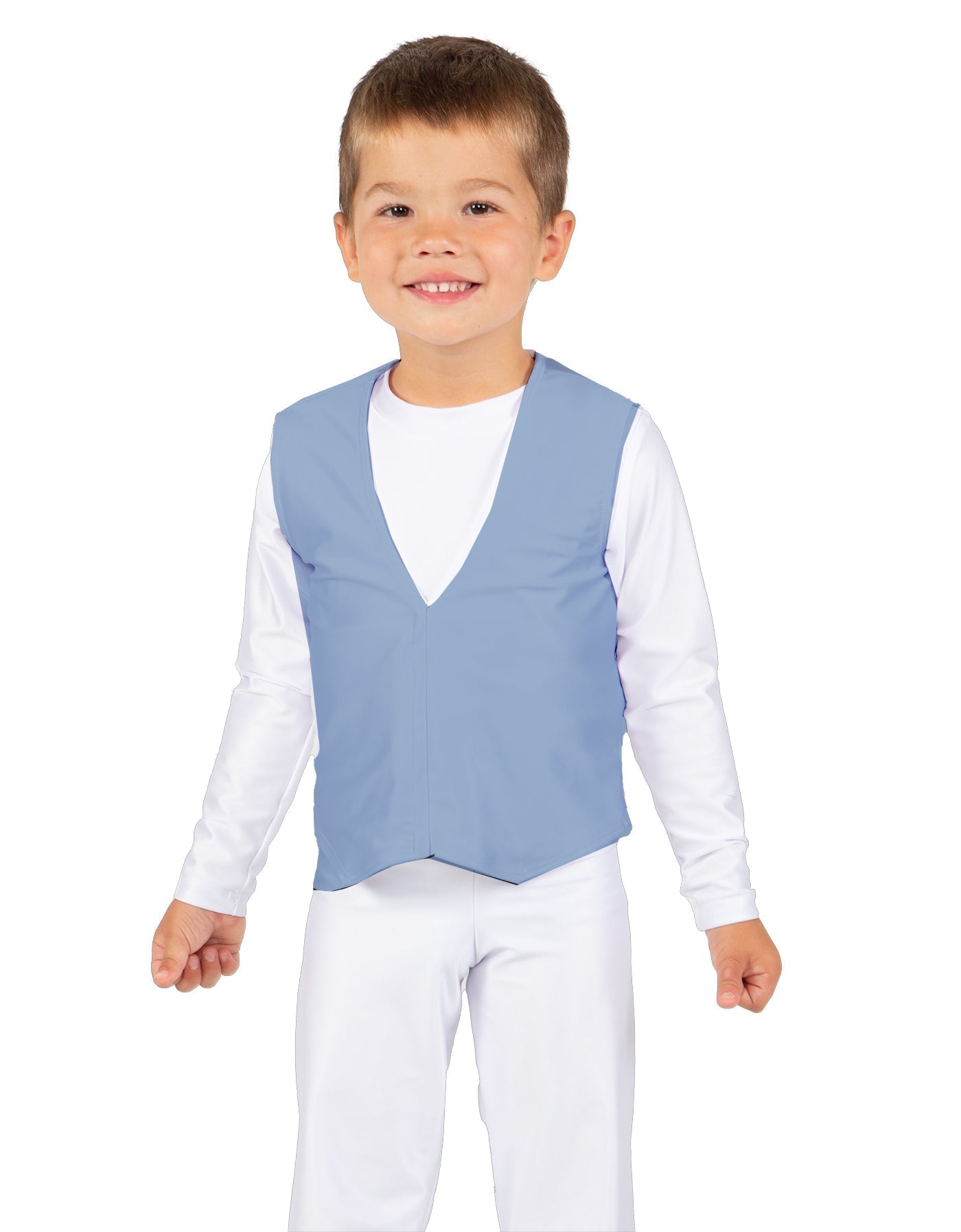 Solid Lycra Boys Vest