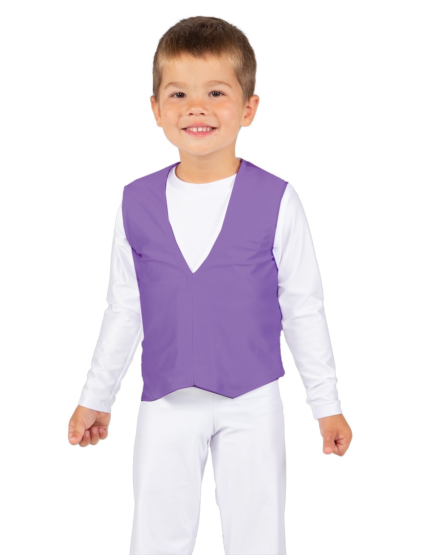 Solid Lycra Boys Vest