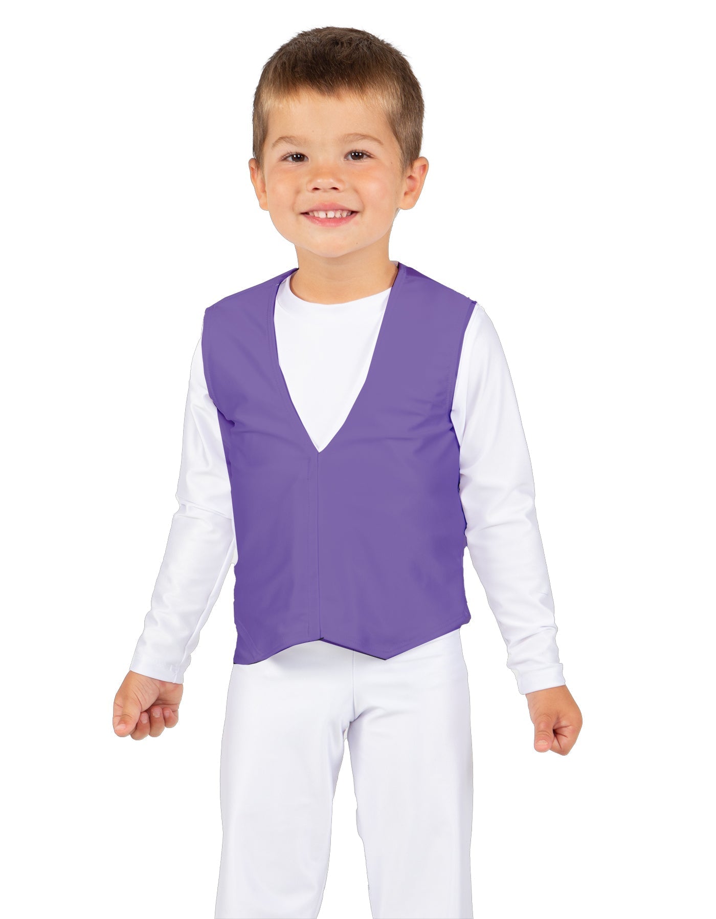 Solid Lycra Boys Vest