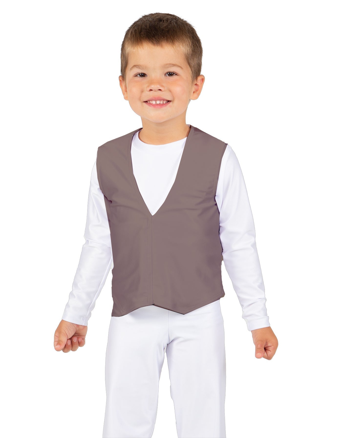 Solid Lycra Boys Vest