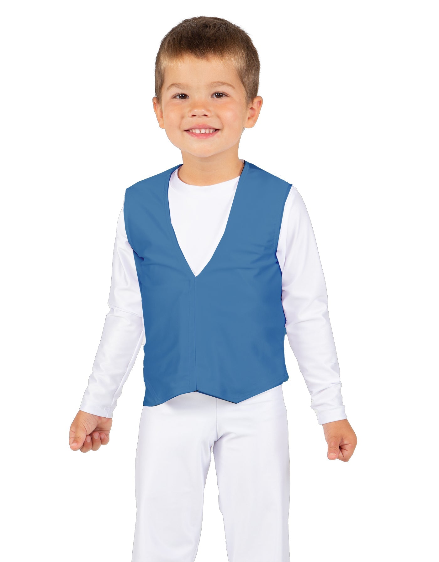 Solid Lycra Boys Vest