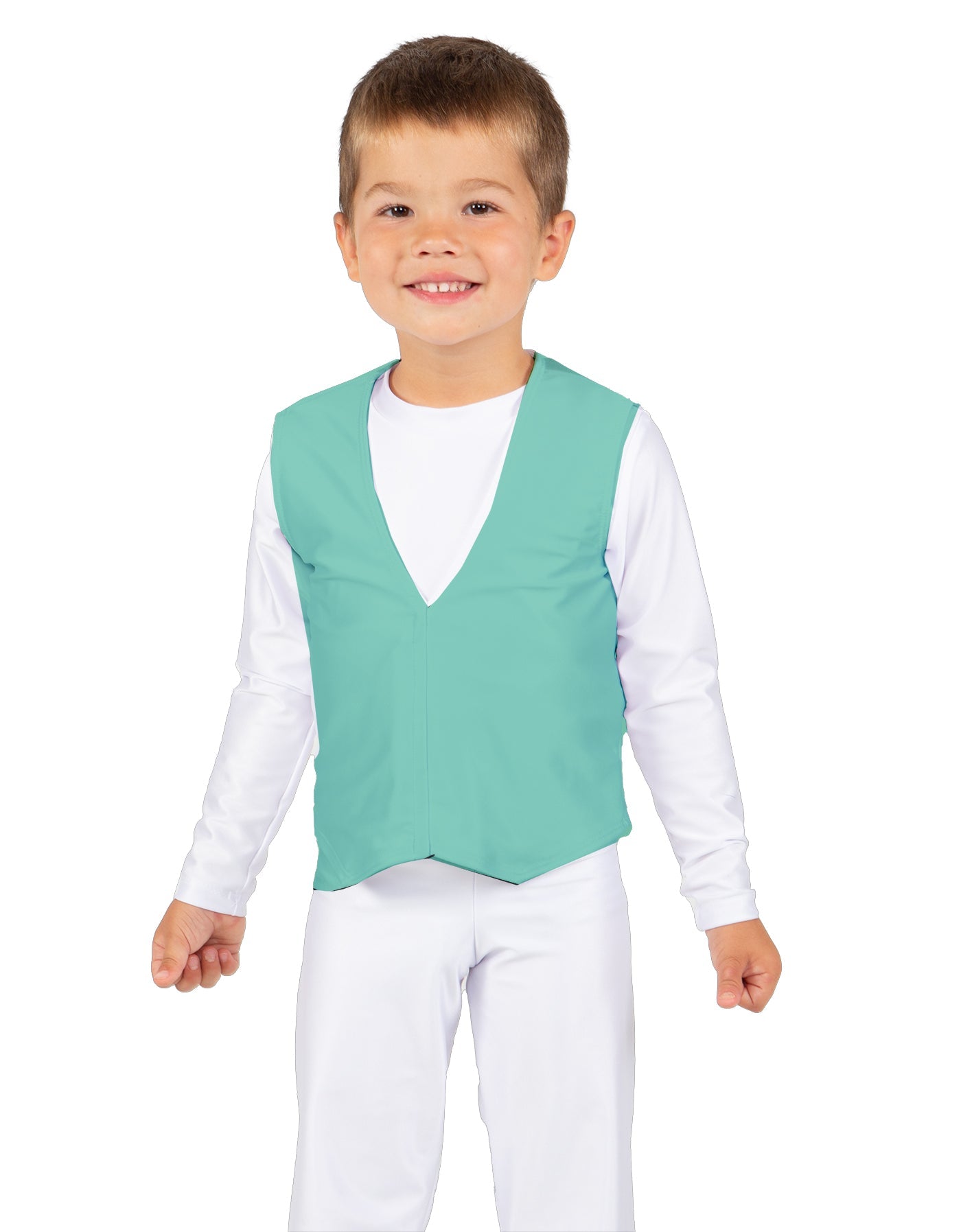Solid Lycra Boys Vest