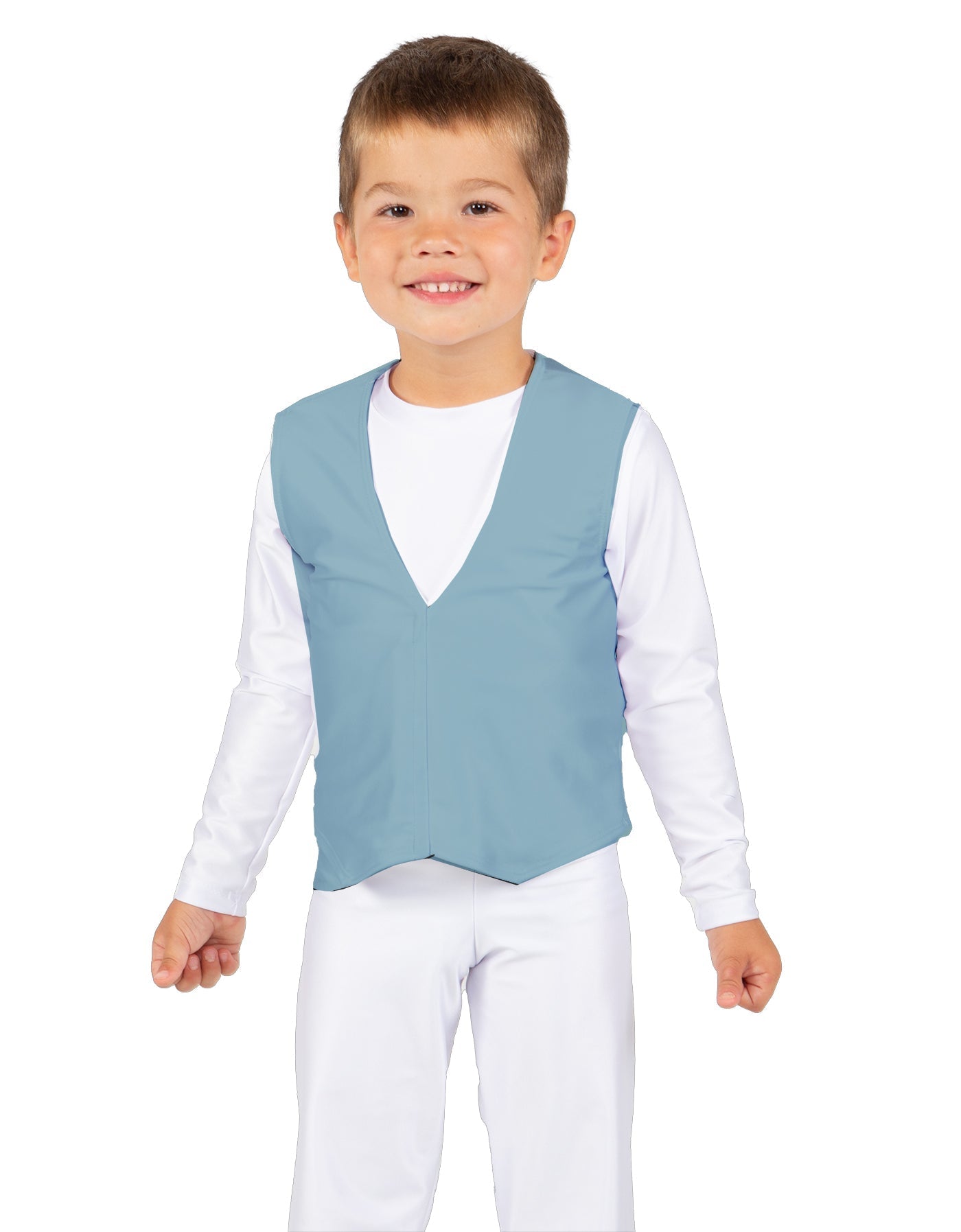 Solid Lycra Boys Vest