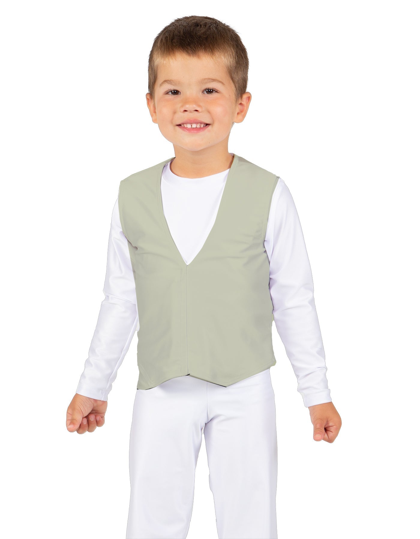 Solid Lycra Boys Vest