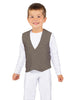 Solid Lycra Boys Vest