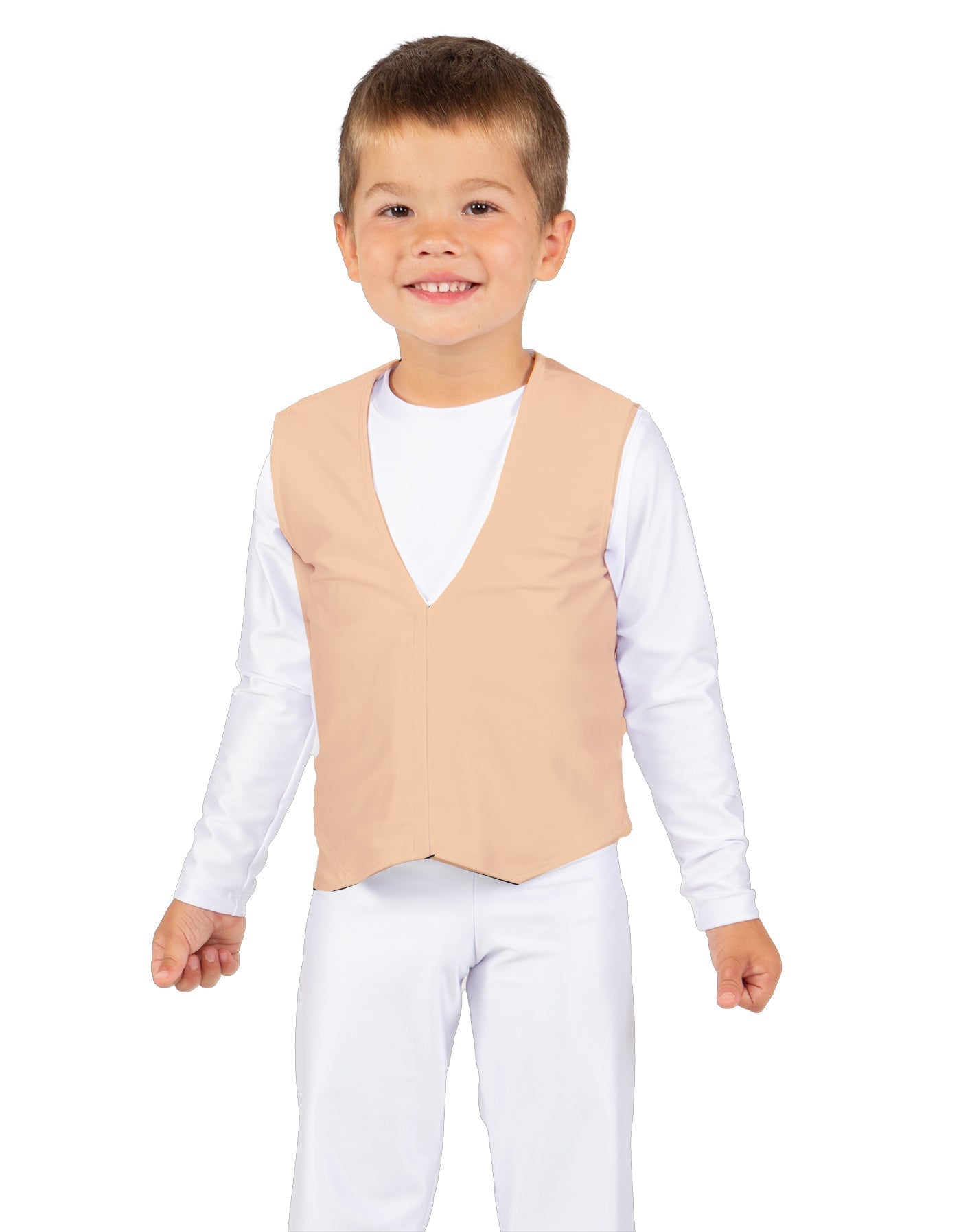 Solid Lycra Boys Vest